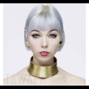 Tawapa Brass Karen Coil Necklace